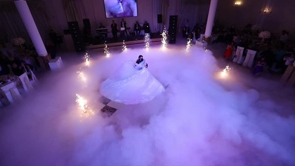 Wedding first dance with special effects. - Powered by Adobe