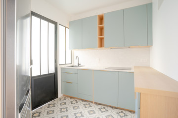 modern kitchen interior