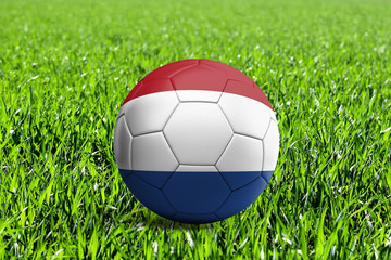 Netherlands Flag on Soccer Ball
