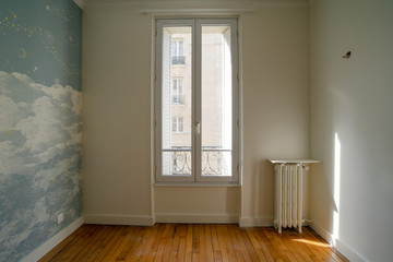 empty room with window