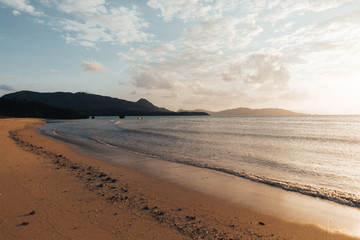 Peaceful beach in Japan