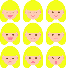 女の子１-１　顔