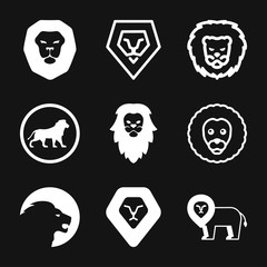 Lion vector icon. Key ideas is business, design, branding