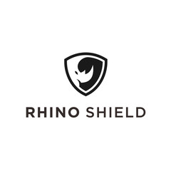 rhino shield logo / rhino vector