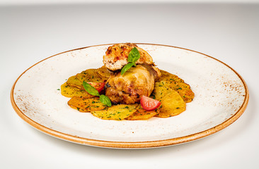 potatoes with chicken
