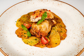 potatoes with chicken