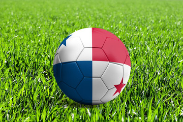 Panama Flag on Soccer Ball