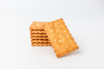 Coconut sweets on white background