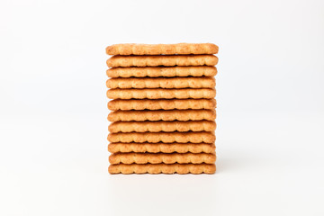 Coconut sweets on white background
