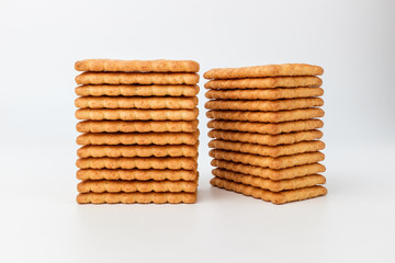 Coconut sweets on white background