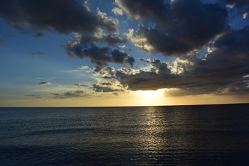 Clouds in the sky at sunriseundefined