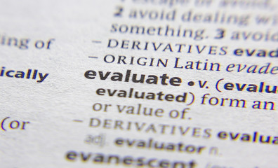 Evaluate word or phrase in a dictionary.