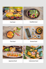 website interface for ordering various food online