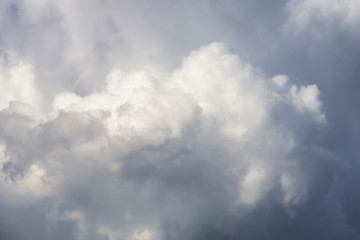 Fototapeta premium white fluffy clouds in the sky