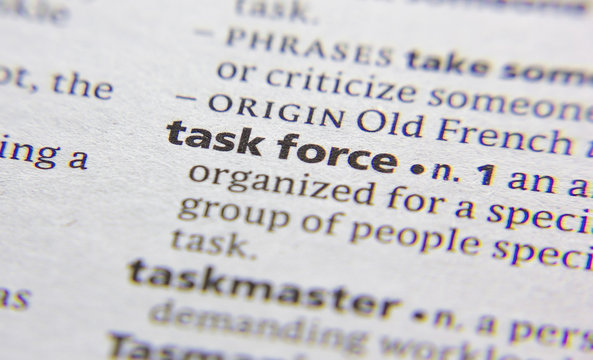 Task Force Word Or Phrase In A Dictionary.