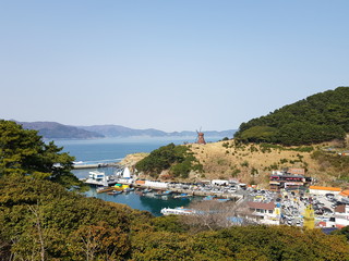 village on the beach