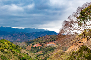 Mountains, hills  and jungle landscapes in Vietnam