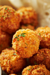 Small ball shape of croquette 