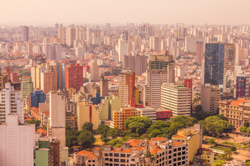 Fototapeta na wymiar View of Sao Paulo, Brazil
