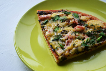 spinach and cheese pizza