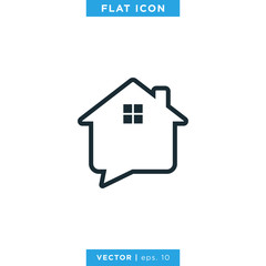 House icon vector design template