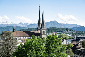 Hofkirche St. Leodegar, Luzern, Schweiz