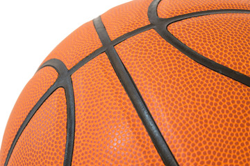 Fototapeta premium Macro basketball texture