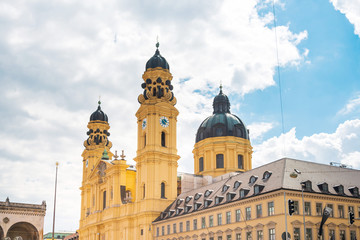 MUNICH, GERMANY - June 25, 2018: Church of the Holy Spirit, Munich, Germany