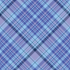 Seamless pattern in summer violet and light and dark blue colors for plaid, fabric, textile, clothes, tablecloth and other things. Vector image. 2