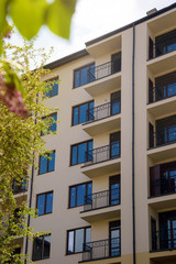 modern apartment building