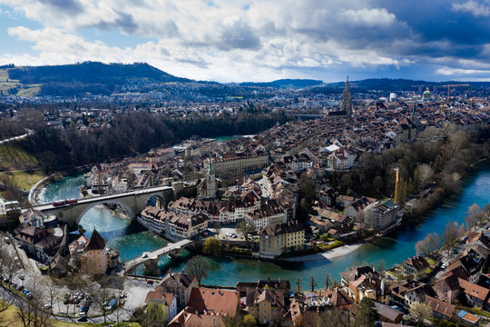 Drohnenaufnahme Bern