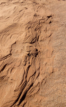 Texture of the sand in sahara desert