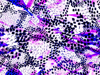 Snake Seamless Pattern.
