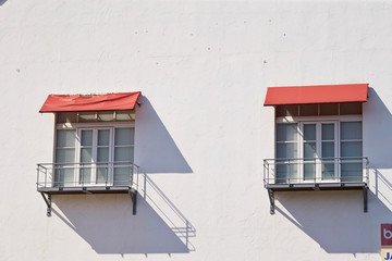 old house with windows