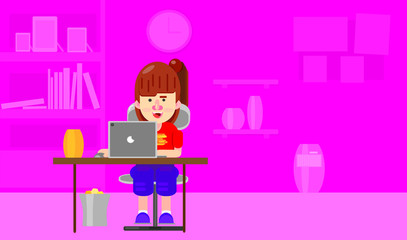 Work at home with me 