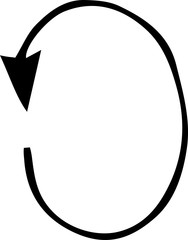  Hand drawn vector arrow doodle on white background. Design element vector illustration. Can be used for books, wrapping paper, fabric, textiles, web