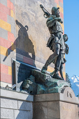 Telldenkmal in Altdorf, Kt. Uri, Schweiz