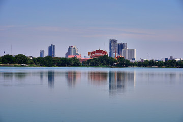 Obraz premium Kaennakorn Lake in Khon Kaen, Thailand