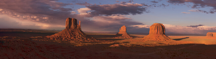Fototapeta na wymiar Monument Valley Navajo Nation at Sunset Arizona USA