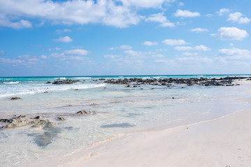 Rough waters of the Atlantic Ocean Corralejo, Fuerteventura