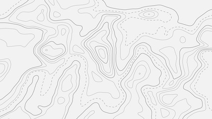 Contour topographic map. Geographic grid map background. Vector illustration.