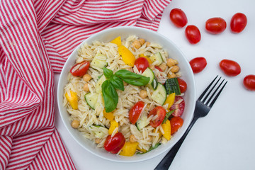 Orzo and Vegetables Salad 