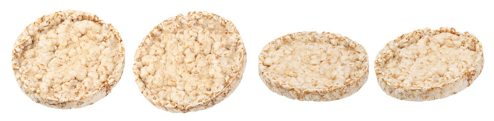 cereal bread rolls isolated on white