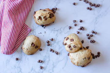 homemade chocolate chips soft cookies 