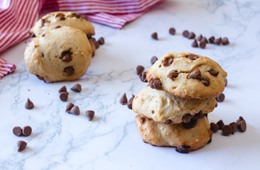 homemade chocolate chips soft cookies 