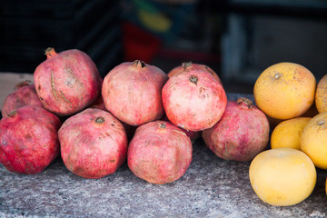 Stack of Pomegranates