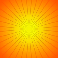 Obraz premium Yellow sunlight colorful vector background. Abstract yellow sunburst Wallpaper. Summer background. Stock vector illustration.