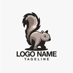 squirrel logo design