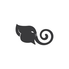 elephant logo vector icon illustration