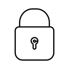 Open and closed lock icon